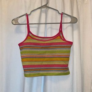 Colorful tank top size small